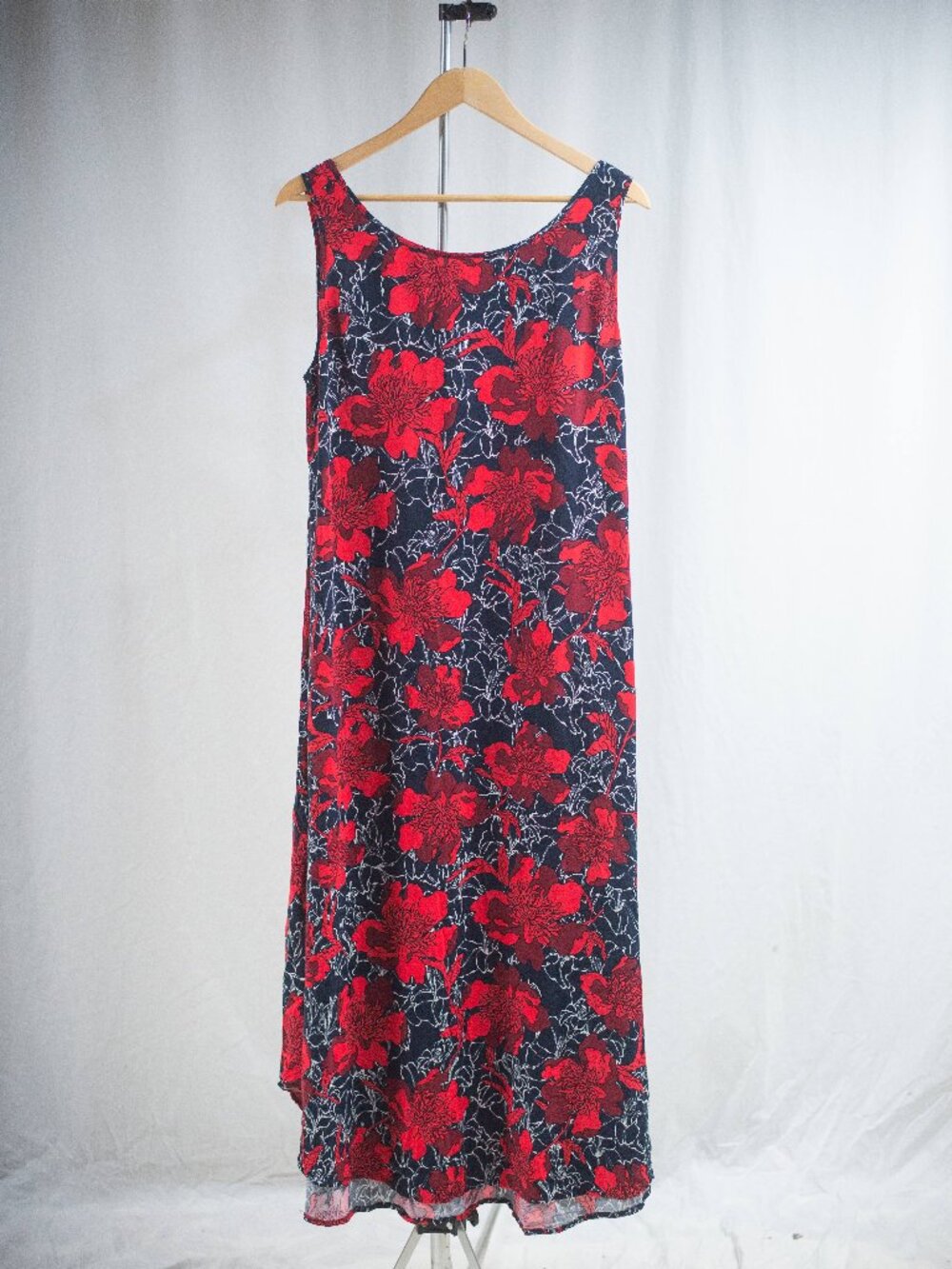 Ulla Popken bright red botanical print sundress - Picture 2 of 7
